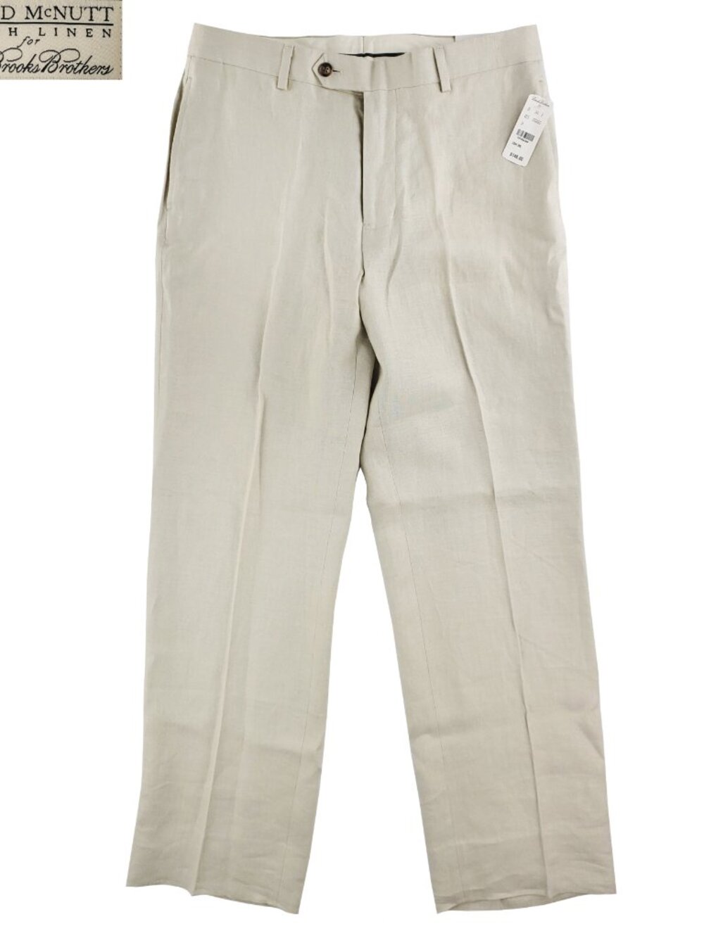 Brooks Brothers Madison Linen Pants Baird McNutt Irish Trousers Men's 33x30 NWT
